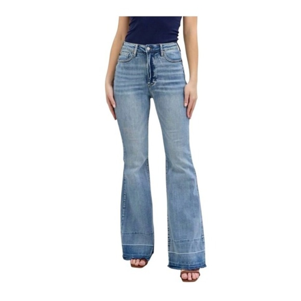 Judy Blue High Waisted Tummy Control Release Hem Flare Jeans‎ 3/26